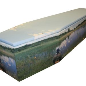 Fishing Cardboard coffin-0