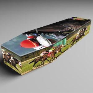 Racehorse2, Rowing and football shirt printed coffins-0