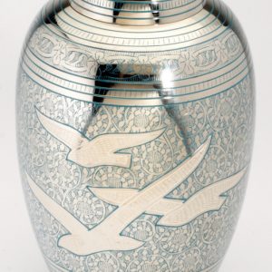 ALTHORP BLUE CREMATION ASHES URN