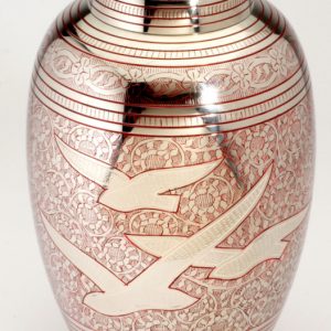 ALTHORP RED CREMATION ASHES URN