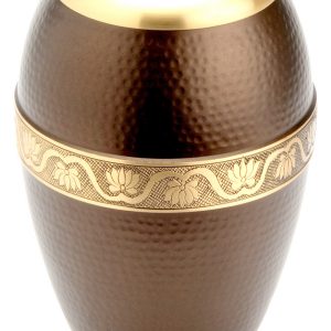 Large Brass Urn 10" (Ascot Brown Adult UU100001B 290 CI)-0