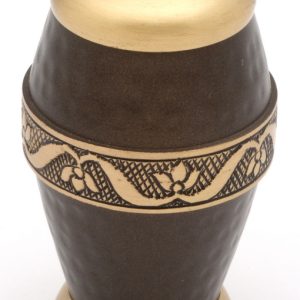 Brass Keepsake 3" (Ascot Brown Keepsake UU400001B) Token Ashes-0