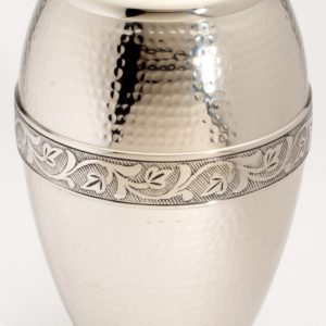 ASCOT NICKEL CREMATION ASHES URN