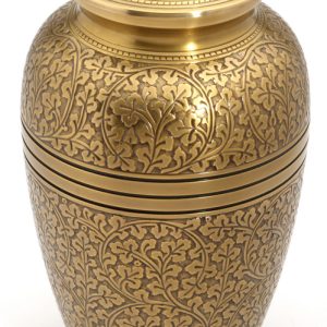 BANBURY BRASS CREMATION ASHES URN