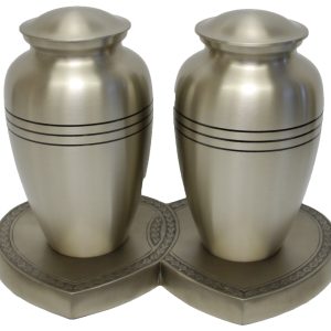 CHEADLE PEWTER COMPANION CREMATION ASHES URN-0