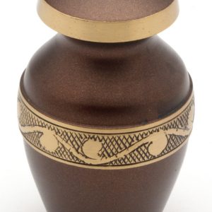 Brass Keepsake 3" (Derby Chocolate Keepsake UU400013A) Token Ashes-0