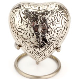 Heart Keepsake (Banbury Nickel Heart UU410001L) Token Ashes-0