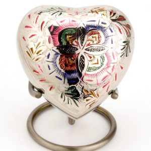 Heart Keepsake (Farnham Flower Heart UU410001H) Token Ashes-0