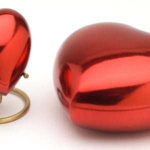 Heart Keepsake (Classic Red Heart UU510002A) Token Ashes - 3 Inches-0
