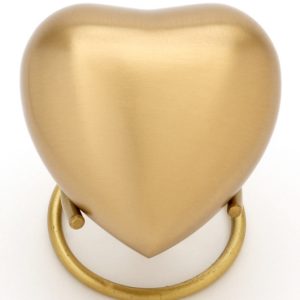 Heart Keepsake (Classic Brass Heart UU410001E) Token Ashes-0