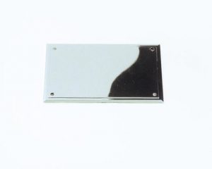 Nickel Plated Plastic Name Plates -0