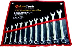 AmTech 11pc Combination Spanner Set Metric - Fully Polished K0200-0