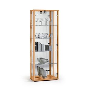 Glass display cabinet in Beech DS.DCB67-0