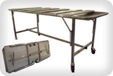Folding or fixed embalming / wash table-0