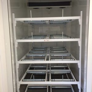 internal mortuary fridge racking