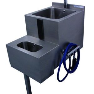 Dual Height Mortuary Sink-0