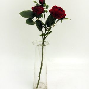 Prize Rose Spray Red 42cm-0