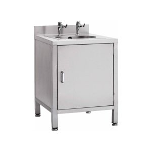 Storage Cupboard With Inset Basin (600mm Wide)-0