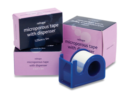 Microporous Tape - 5metres or 10metres with Dispenser-0