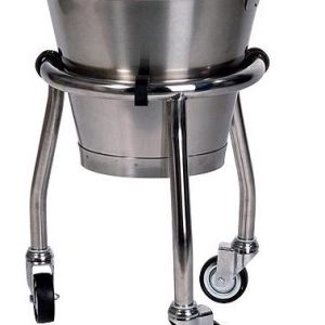 Stainless Steel Bucket and Stand-0