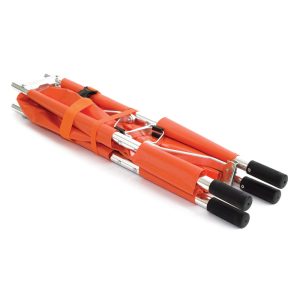 Light weight medical folding evacuation stretcher-0