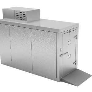 Mortuary Fridge (2 BODY) Roll in - For 23" TRAY CARRIER - KB100-0