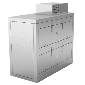 Mortuary Fridge (2 BODY) - Side Opening (Telescoping) - KC200-0