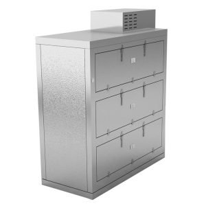 Mortuary Fridge (3 BODY) - Side Opening (Telescoping) - KC300-0
