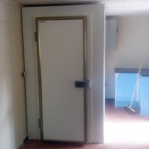 Single door mortuary fridge cabinet-0