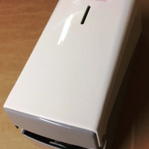 Rose House Toilet Roll Dispenser White Plastic-0