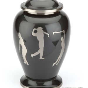 HOBBY GOLF GREY CREMATION ASHES URN
