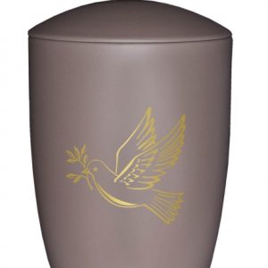 WALTON MOCHA DOVE CREMATION ASHES URN
