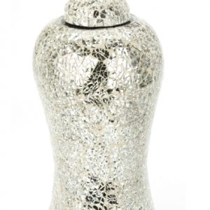 LYNTON MOSAIC WHITE CREMATION ASHES URN