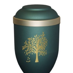 TREE GREEN BIO CREMATION ASHES URN
