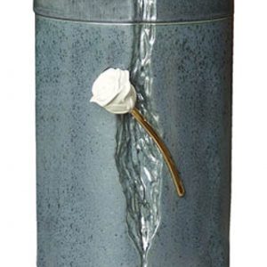 RUDRY ROSE GREY CREMATION ASHES URN