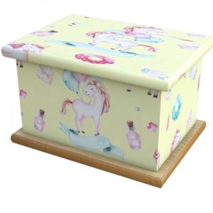 Unicorn Dust Cremation Ashes Wooden Child/Infant Urn