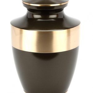 BROMLEY BROWN CREMATION ASHES URN