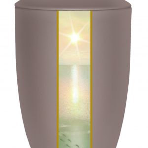 FARLEY MOCHA FOOTPRINTS CREMATION URN