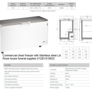 Commercial single body Cadaver Chest freezer -0